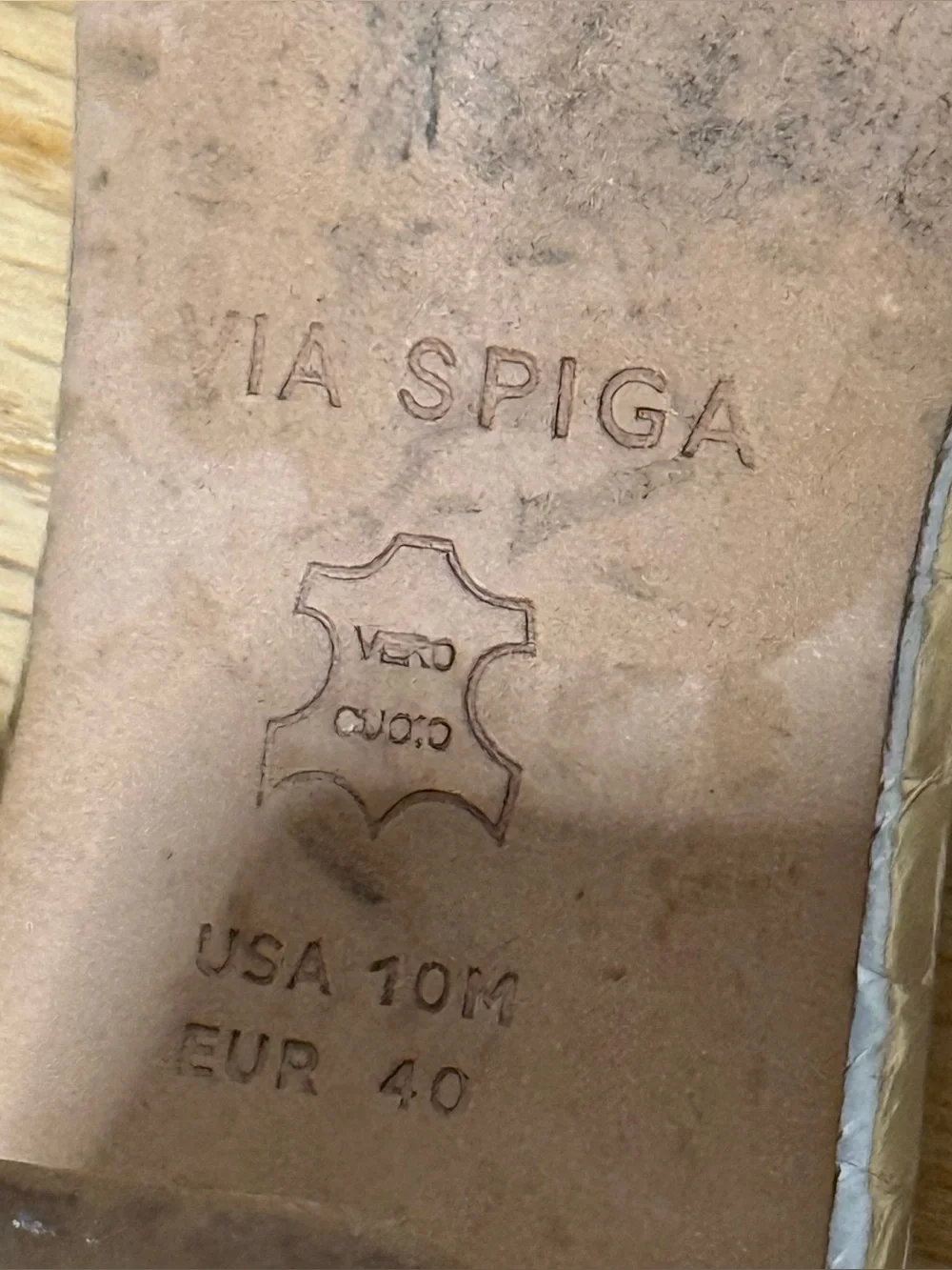 Via Spiga Women's Roslyn Sandals Silver Leather Size 10 M Strap Chunky Heel